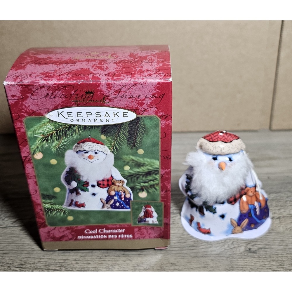 Vintage Hallmark Keepsake Ornament 2000 Cool Character Snowman